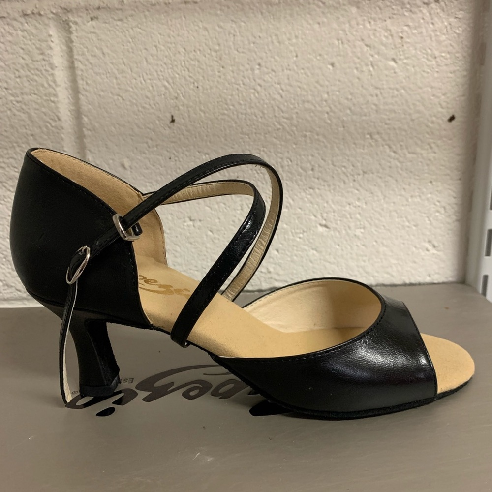 SD01 Eva Ballroom Shoe with 2" Flared Heel